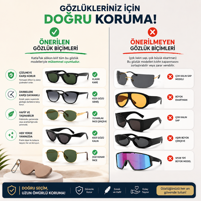 Mağazam Taşınabilir Gözlük Kılıfı