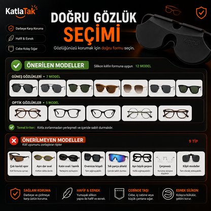 Mağazam Taşınabilir Gözlük Kılıfı